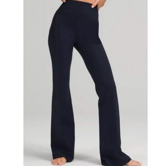 LULULEMON 2022 Groove Pant Flare Super High Rise Legging Segment Emboss Black 4 - Picture 5 of 8